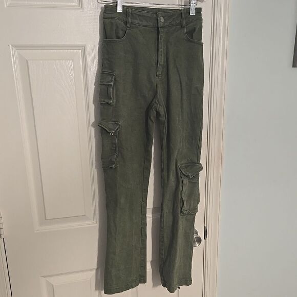 Green Cargo Pants - Picture 1 of 9